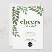 Business Greeting with 2023 Calendar and Logo