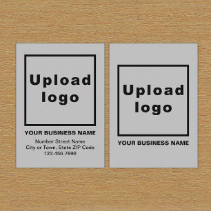 Business Grey Enclosure Card