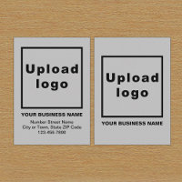 Business Grey Enclosure Card