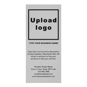 Business Grey Rack Card