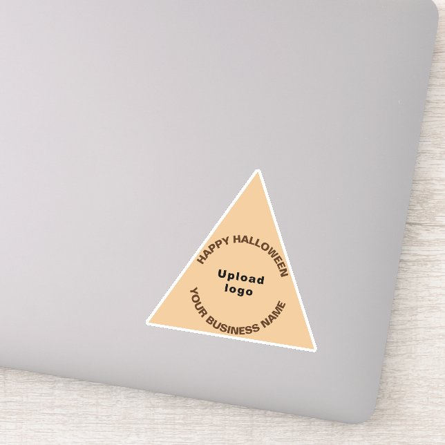 Business Halloween Light Brown Triangle Vinyl (Detail)