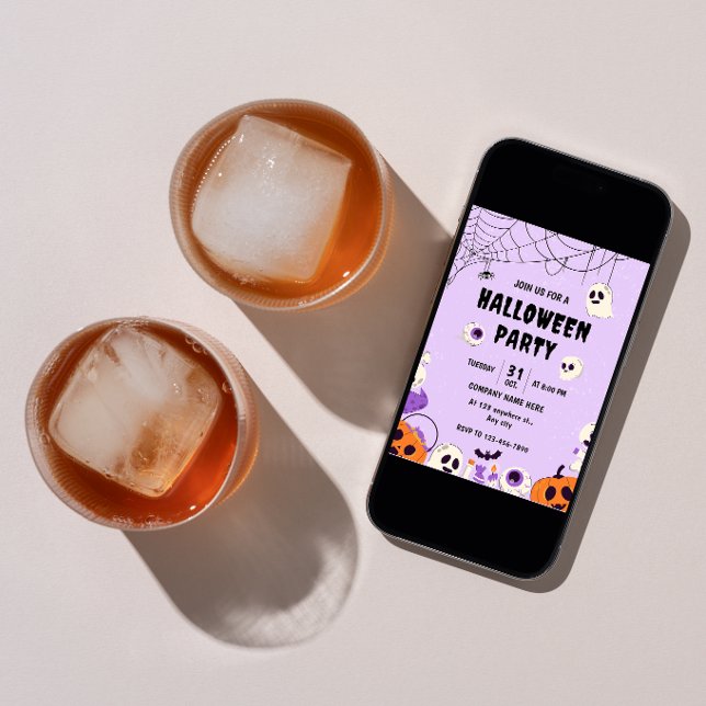 Business Halloween Mixer Office Party Custom Invitation (Creator Uploaded)