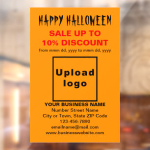 Business Halloween Sale on Orange Colour
