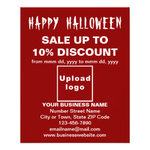 Business Halloween Sale on Red Flyer