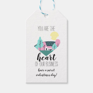 Business Heart Appreciation Client Customer Gift Tags