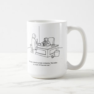 Business Humour "Green Company" Mug