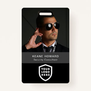 Business ID Card   Modern Large Photo Employee Bad ID Badge