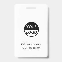 Business ID | Custom Logo Employee Staff Badge
