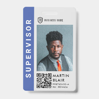 Business ID Logo | Modern Photo Employee Staff Bad Badge