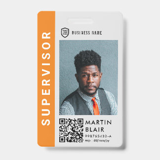 Business ID Logo | Modern Photo Employee Staff Bad Badge