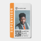 Business ID Logo | Modern Photo Employee Staff Bad
