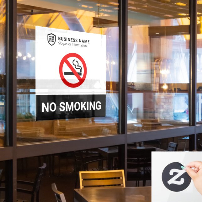 Business ID Logo | No Smoking (Restaurant Window)