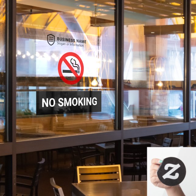Business ID Logo | No Smoking (Restaurant Window)