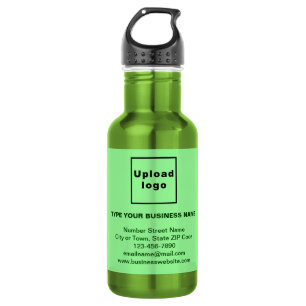 Business Information Light Green 532 Ml Water Bottle