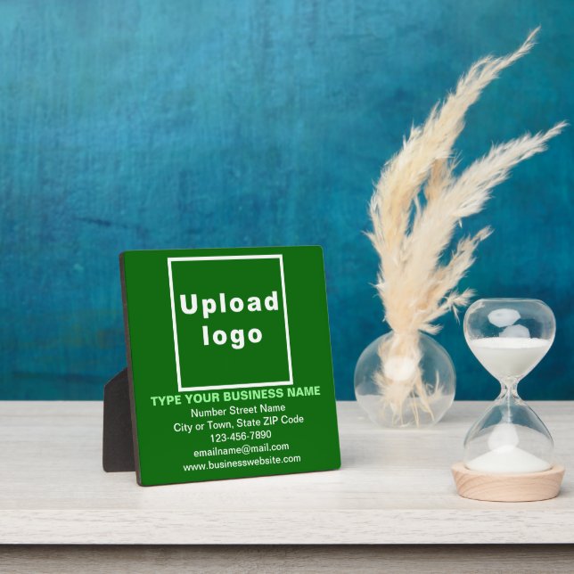 Business Information on Green Square Plaque (Insitu)
