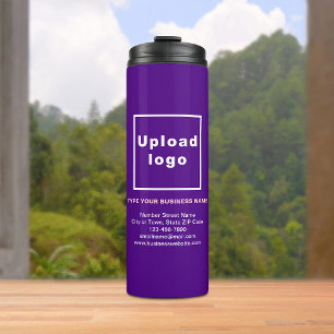 Business Information Purple Thermal Tumbler