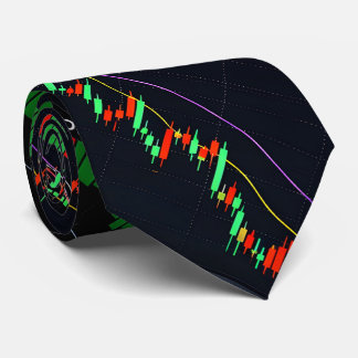 Business Japanese Candlestick Chart Stock Market Tie