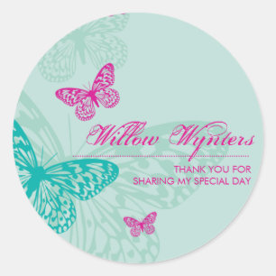 BUSINESS LABEL :: butterflies 5