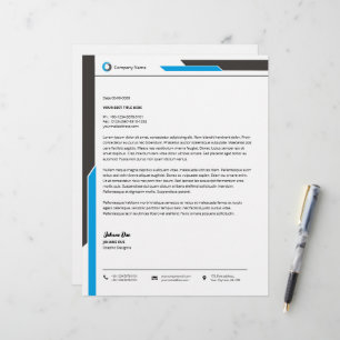 Business Letterhead Template - Customisable Design