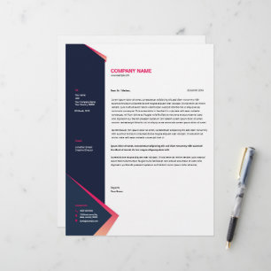Business Letterhead Template - Customisable Design
