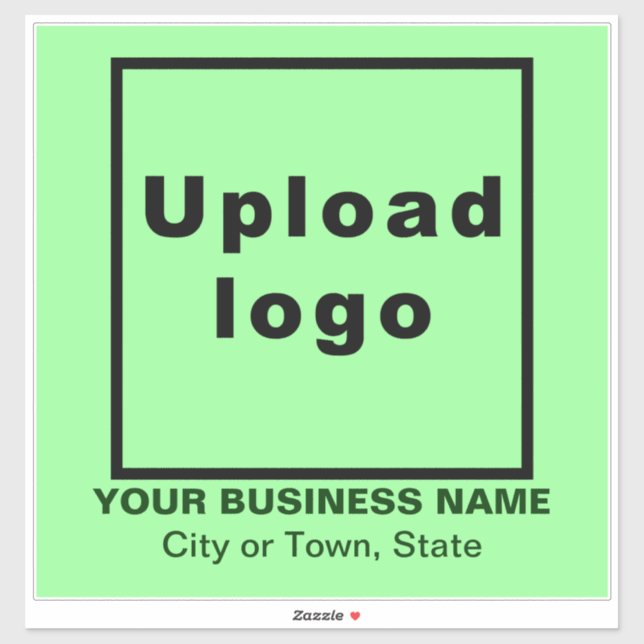 Business Location, Light Green Large Square Vinyl (Sheet)