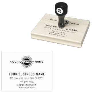 Business | Logo Address Company Name Professional Rubber Stamp