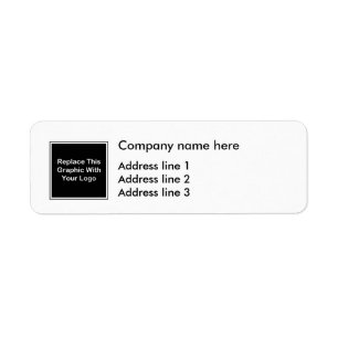 Business Logo Address Labels Template