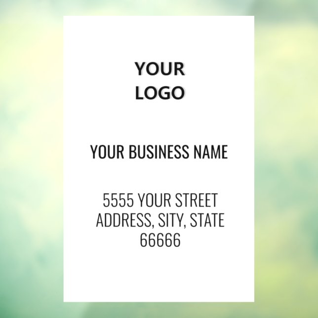 Business Logo Address Promotional Personalised (Sheet 3)
