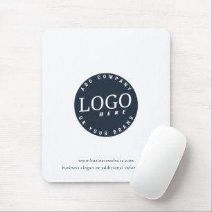 Business Logo and Company Employees Swag Mouse Pad
