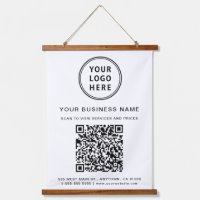 Business Logo and QR Code