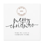 Business Logo Any Colour Merry Christmas Square