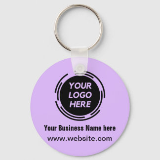 Business Logo Basic Employee Staff Key Ring
