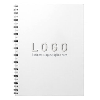 Business Logo Black Notebook