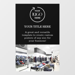 Business Logo Black Professional Promotional Photo