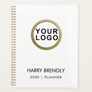 Business Logo Black White 2024 Planner