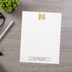 Business logo brand colour custom letterhead