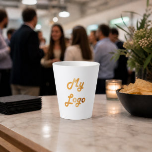 Business logo brand colour latte mug