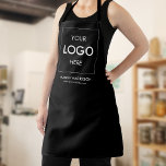Business Logo Branding Black<br><div class="desc">Discover the epitome of personalised professionalism with our custom aprons, tailored exclusively to encapsulate the essence of your brand! Our superior-quality aprons are not just a protective overlay; they’re a statement of your brand’s unique identity. With your personalised business logo elegantly embroidered or printed on, these aprons serve as a...</div>