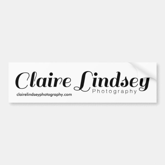 Business Logo Bumper Sticker (Front)