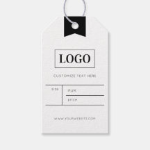 Business Logo Clothing Label Price Hang Tag