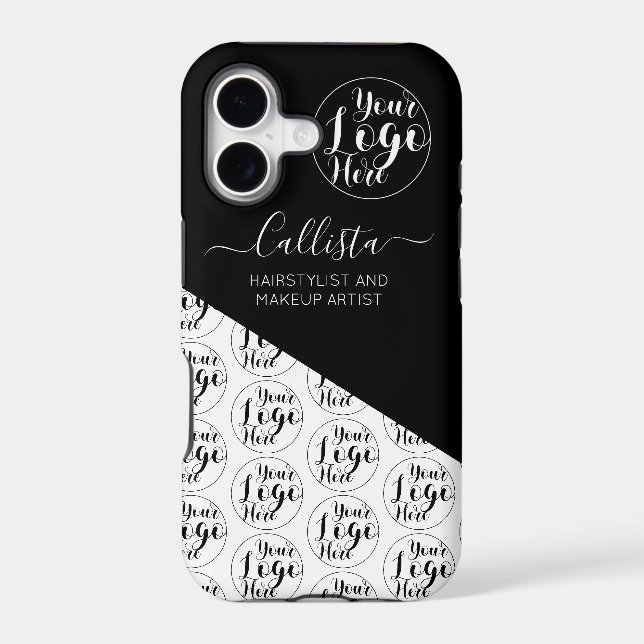Business Logo Colour Block Pattern Name Title Case (Back)
