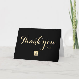 Business Logo Company Corporate Marketing Thank You Card