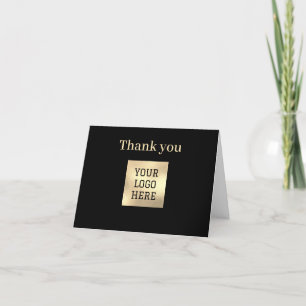 Business Logo Company Corporate Marketing Thank You Card