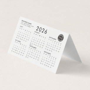 Business Logo Company Employees 2026 Calendar