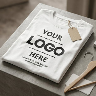 Business Logo Company Name Promo T-Shirt