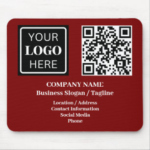 Business Logo Company Office Branded Mouse Pad
