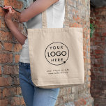 Business Logo | Company Professional Corporate Tote Bag<br><div class="desc">A simple custom business template in a modern minimalist style which can be easily updated with your company logo and text. If you need any help personalising this product,  please contact me using the message button below and I'll be happy to help.</div>
