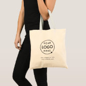 Business Logo | Company Professional Corporate Tote Bag (Front (Product))