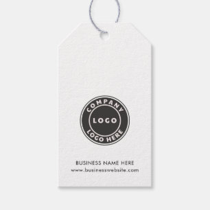 Business Logo Company Promotional Simple Gift Tags