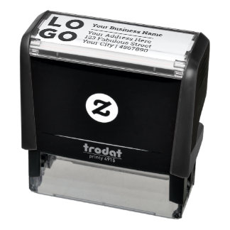 Business Logo Company Return Address Self-inking Stamp